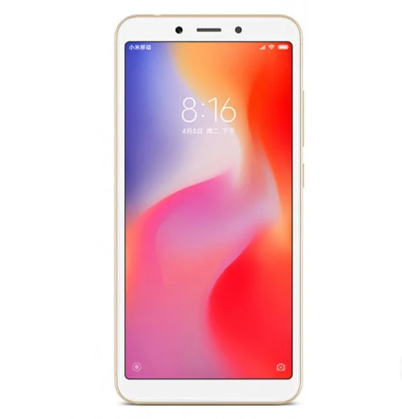 Смартфон Xiaomi Redmi 6, мобильный телефон Googleplay, 5,45 дюйма, полноэкранный AI Face In, используемый телефон 3