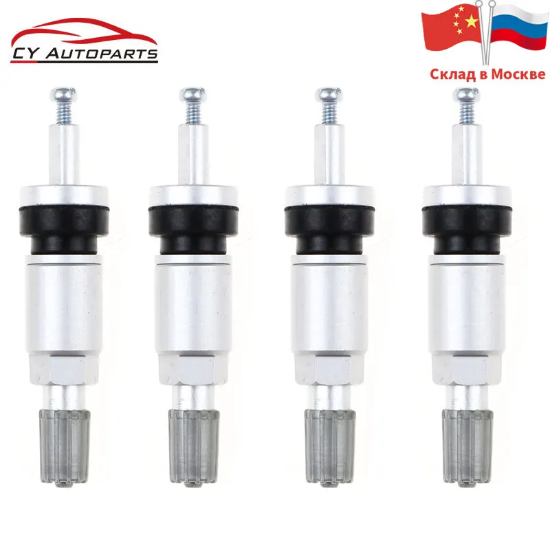 

4PCS New Aluminum TPMS Tire Valves For Buick Alloy Tubeless Valve For Tyre Pressure Monitor System Valve Stem Repair Kit