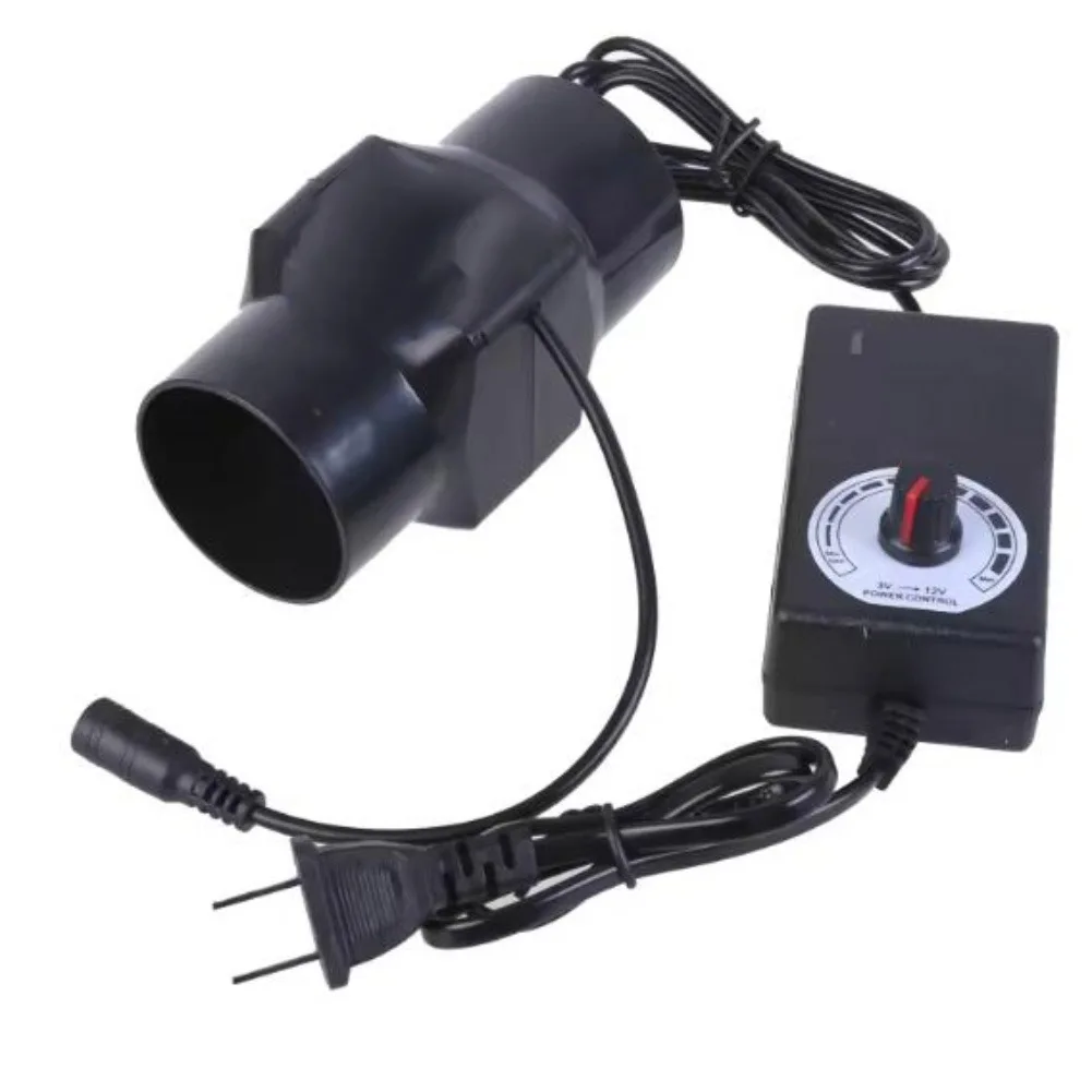 พัดลมดูดอากาศเงียบ 12V 50 มม. พร้อมแรงลมทรงพลังสำหรับการระบายอากาศในห้องน้ำ ห้องครัว และการติดตั้งในพื้นที่ขนาดเล็ก 1