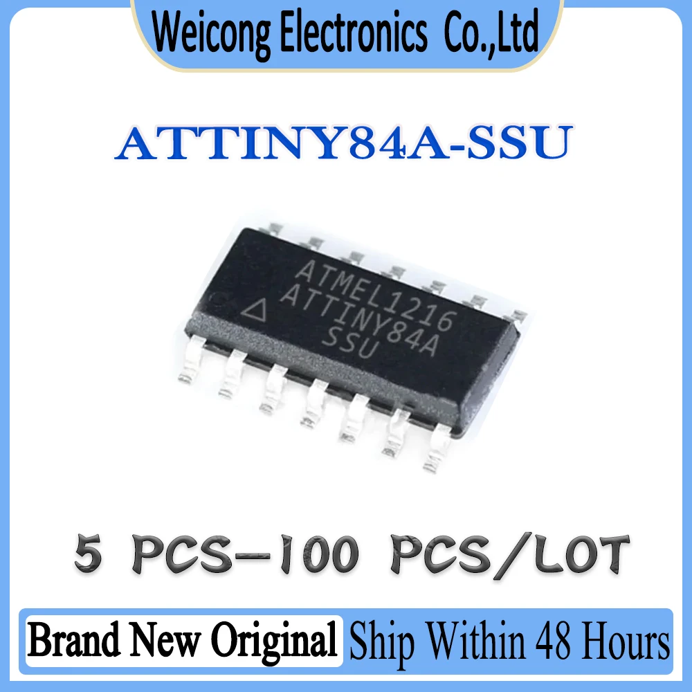 2 Pièces/lot ATTINY44A-SSU ATTINY44A ATTINY44 MCU 8BIT 4KB Flash SOP-14