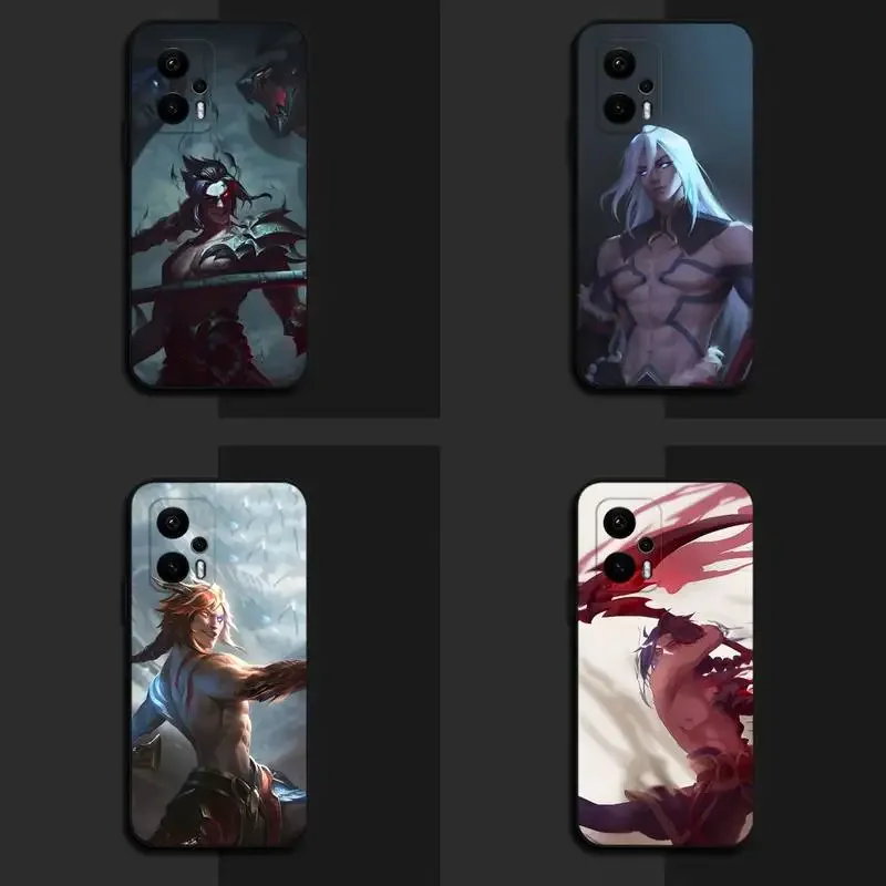 Gioco Kayn L-Lols Custodia Per Telefono Per Redmi K20 30 40 Pro Promax Note 11 10 9 8 T X S Pro Epro Cover Posteriore Morbida In Tpu
