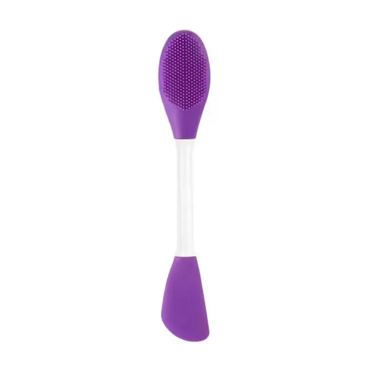 New Double-Headed Silicone Facial Mask Cleaning Brush Exfoliating Wash Brush For Face And Body Cleansing And Exfoliation