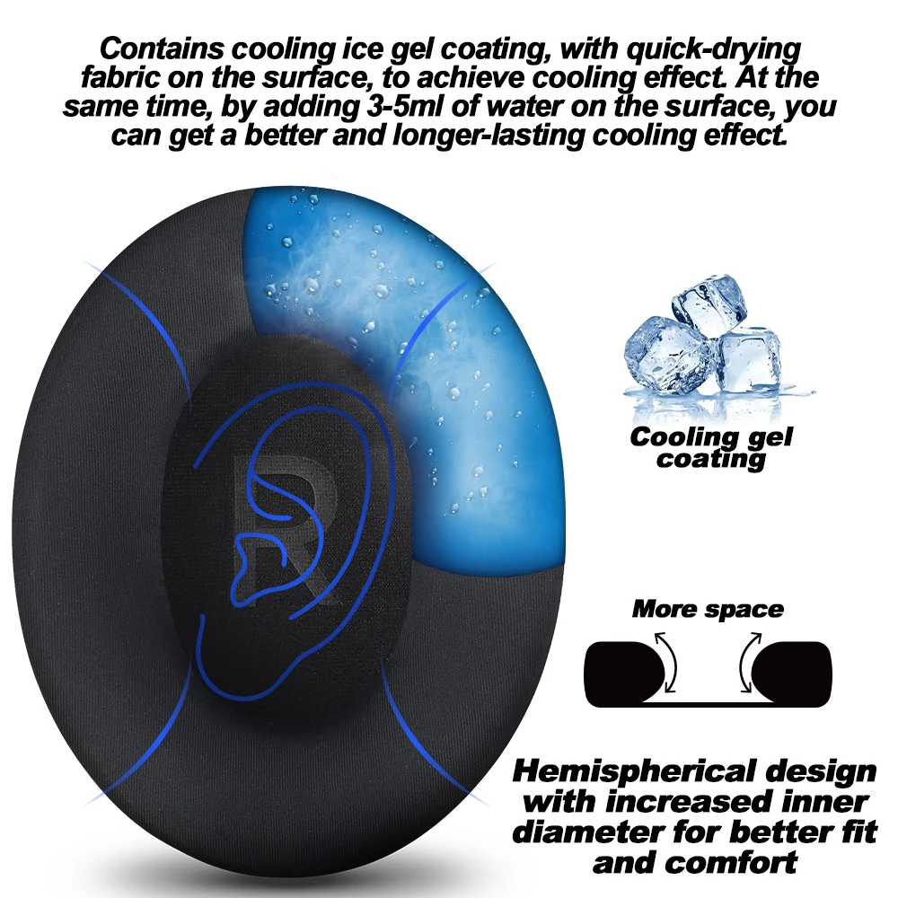 Earphone pads For Takstar PRO80 PRO82 HI20 replacement Universal Accessories Compatible Earpads Mesh cloth Memory Covers Sponge