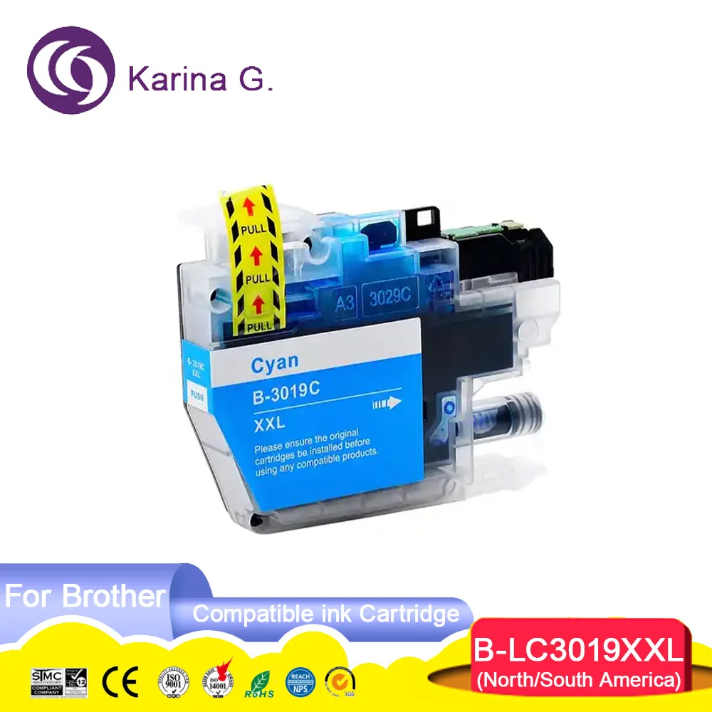 LC3019XXL LC3019 LC3019XL Premium Color Compatible InkJet Ink Cartridge for MFC