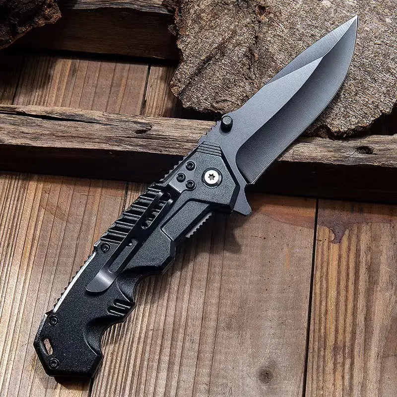 Coltello Pieghevole Ad Alta Durezza Tactical Survival Outdoor Self-Defense Knife Escursionismo Caccia Coltello Campeggio Edc Tool Sharp
