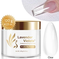 4.23oz/120g Clear Color Acrylic Powder & Dip powder 2 in 1 Use for Nail Extension Carving Salon Nail Art Manicure 1