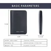 Men's Leather Card Wallet Minimalist Small Thin Purse Soft Slim Mini Credit Card Bank ID Card Holder Wallet for Men 6