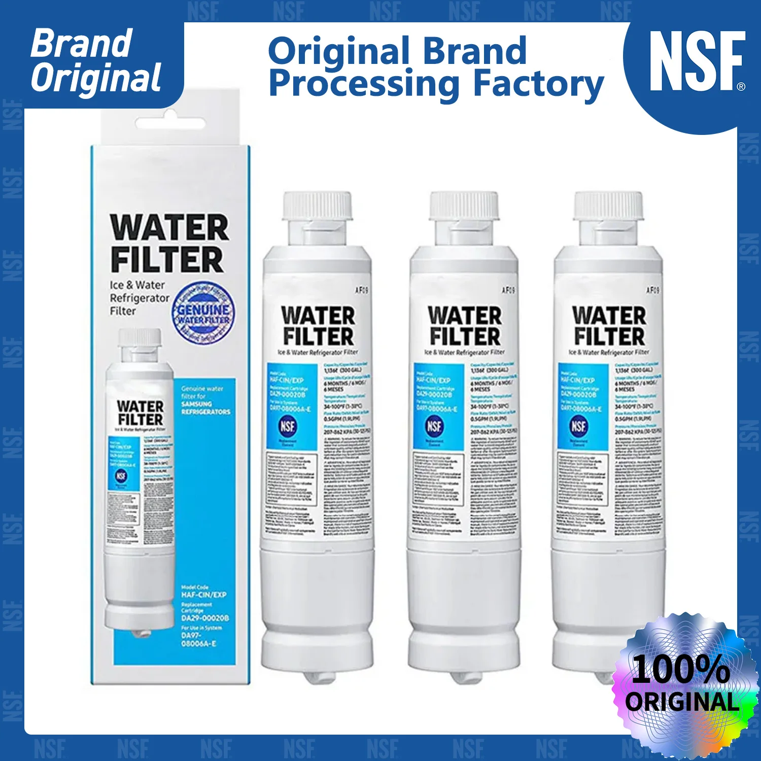NSFCertifiedBrandGenuineDA2900020ABRefrigeratorWaterFilterfor