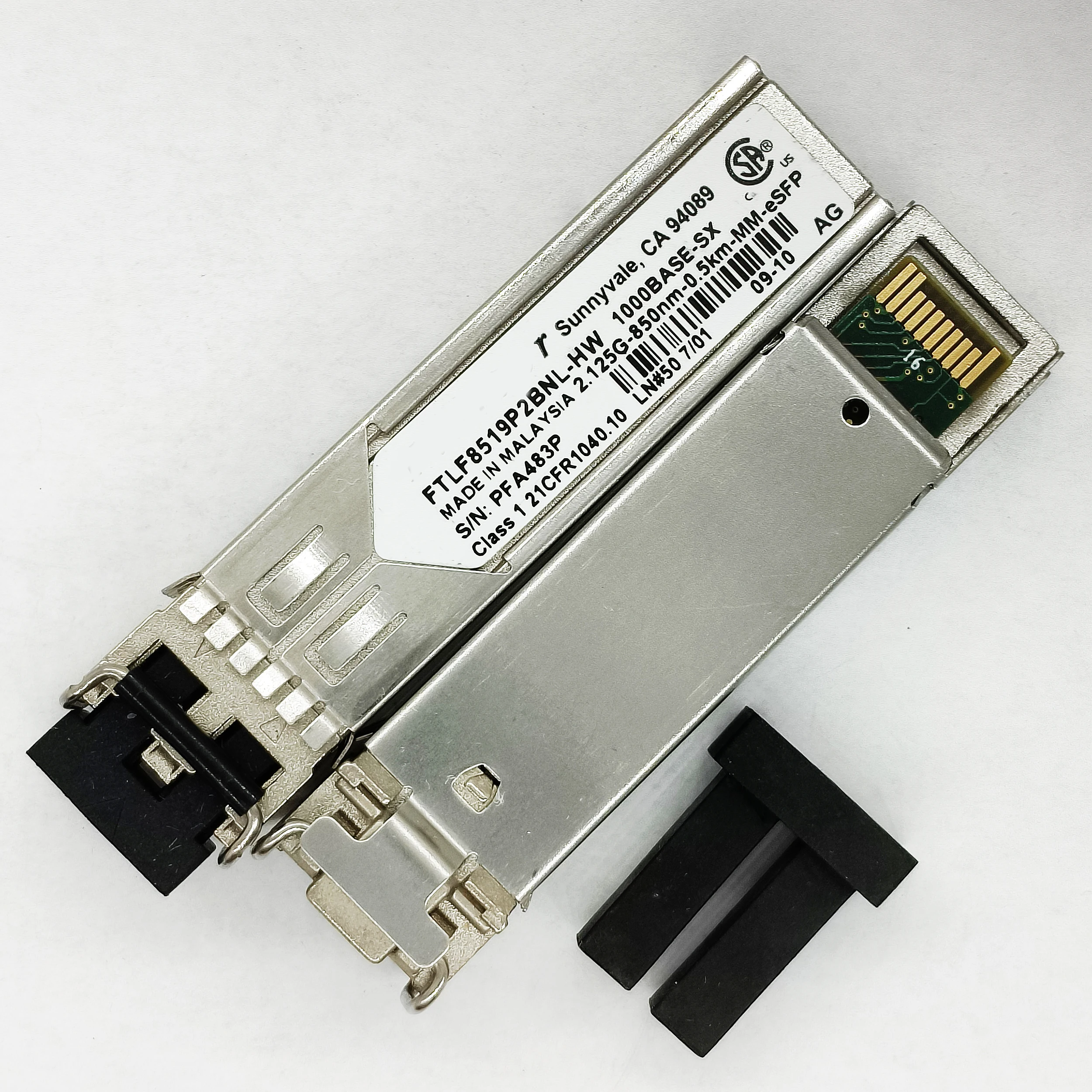 Genuine For Finisar FTLF8519P2BCL FTLF8519P2BNL FTLF8519P2BNL-HW 2G 850nm 550m MMF LC Refuribished Transceiver Optical Module