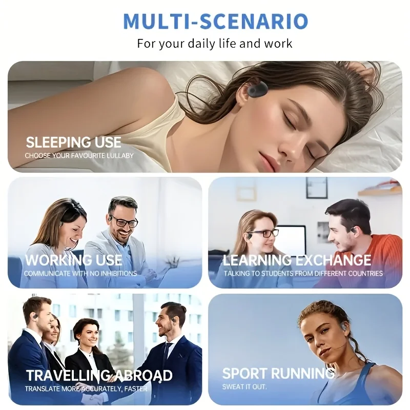 Xiaomi Real-Time Instant Translation Earbud Translator Earbuds TWS Language Translation Earphones Smart Headphone For Meeting