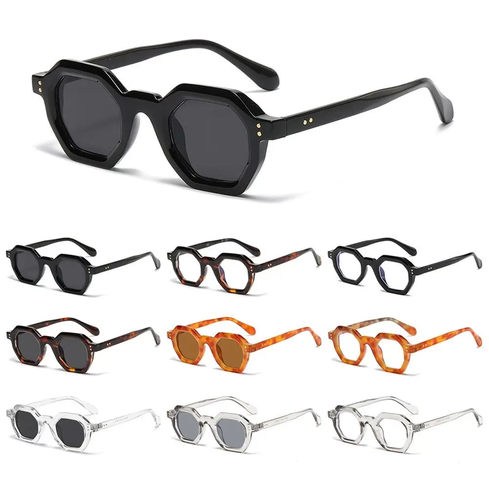 

Polygon Square Women's Sunglasses Fashion Small UV400 Protection Rivets Sun Glasses Outdoor Sports Eyewear Party Favors