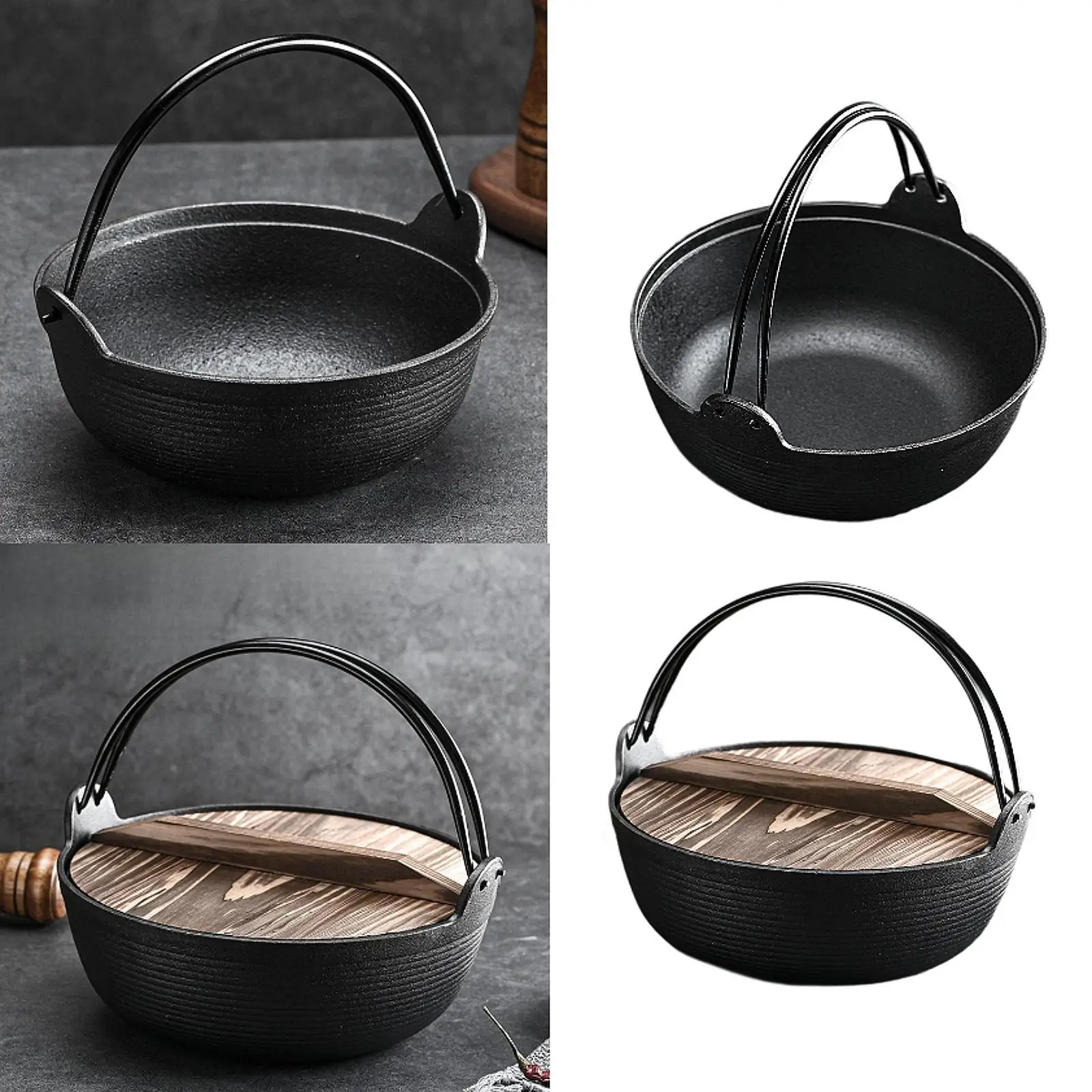 Sukiyaki Nabe Pot Japanese Design Cookware Tableware Easy Cleaning Utensil Cooking Pot Stockpot for Outdoor Restaurants Stews Sukiyaki Nabe Pot Japanese Design Cookware Tableware Easy Cleaning Utensil Cooking Pot Stockpot for Outdoor Restaurants Stews