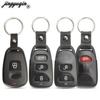 jingyuqin Brand New Remote Key Shell Control Fob Case Panic Cover For Hyundai Tucson Elantra Accent SANTA FE 2/3/4 Buttons 1