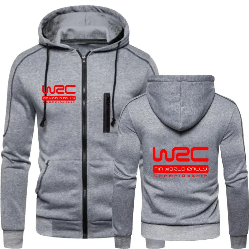 2024 World Rally Championship WRC Printed Men's Sportswear Fashion Zipper Hoodie Solid Men Sportswear Casual Warm Sportswear 6