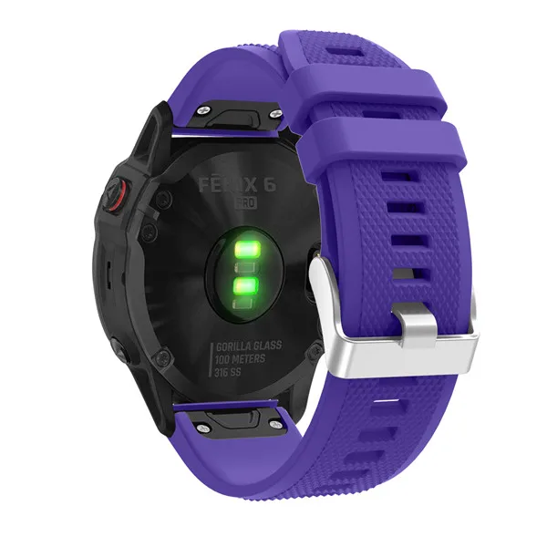 Versatile 22mm Silicone Quick Release Smart Watchband Bracelet