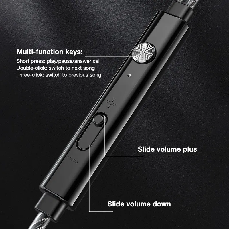 EARDECO E229D Wired Headphones 3.5mm Wired Earphone Inear Headphone Headset with Mic Earphone Sport Earhook Bass Stereo Earbuds - Image 5