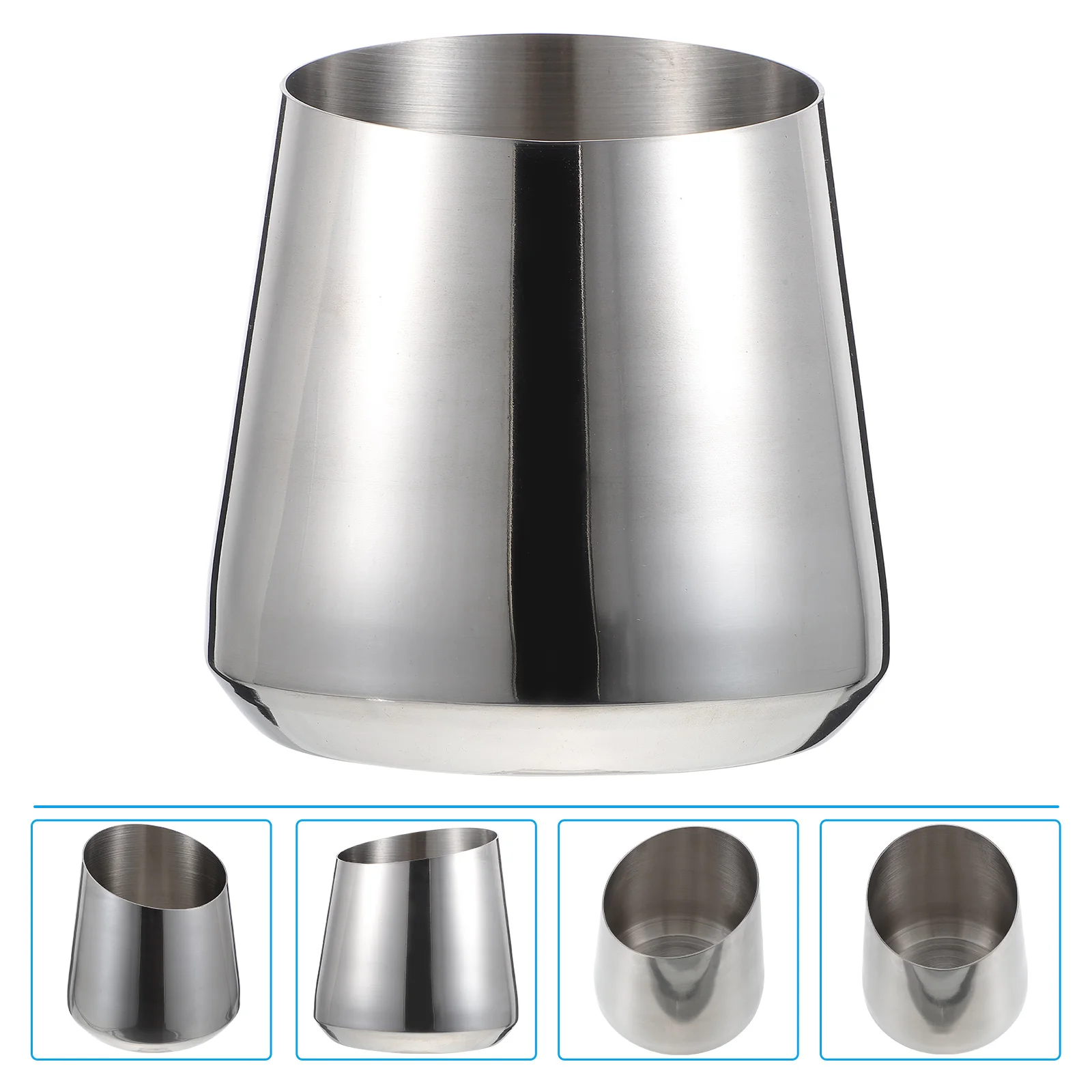 

Stainless Steel Ice Bucket Champagne Wine Beer Cooler Chilling Bucket Ice Cube Barrel Container Bar Bartender Tools