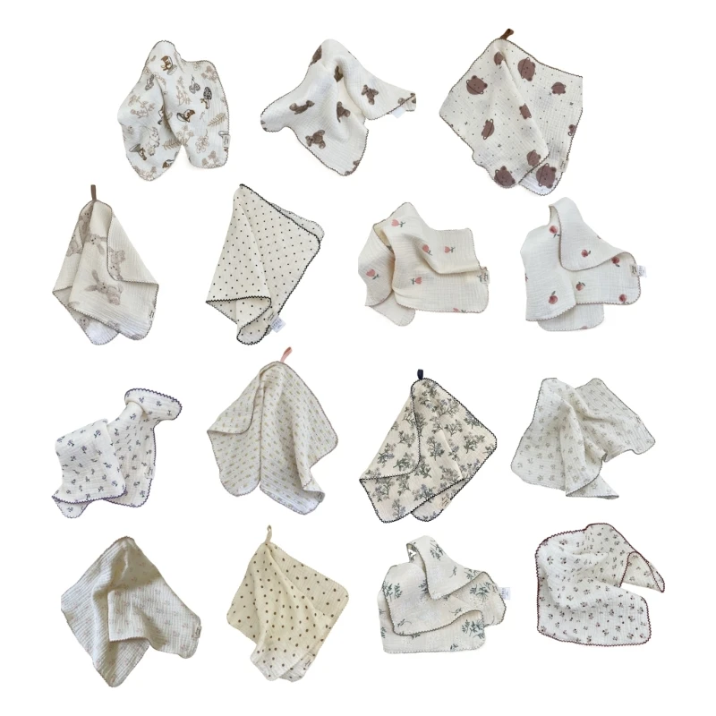 

Burping Cloths UltraAbsorbent Burp Rags for Boy Girl Newborn Muslin Washcloths