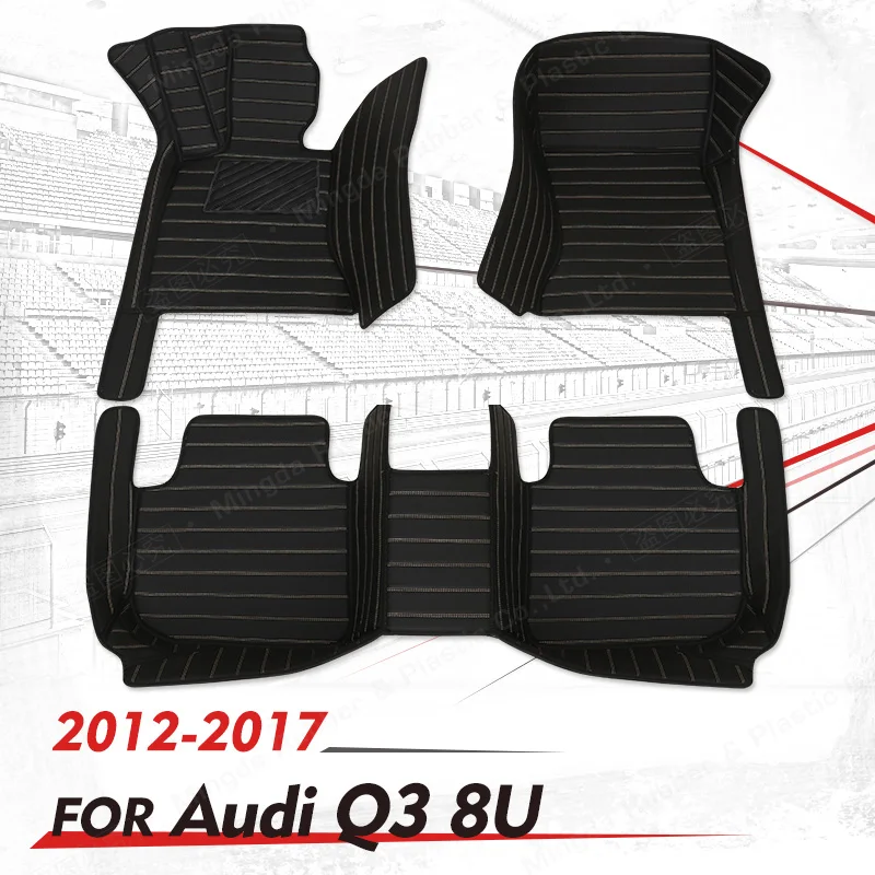 Custom Car floor mats for AUDI Q3 8U 2012 2013 2014 2015 2016 2017 auto