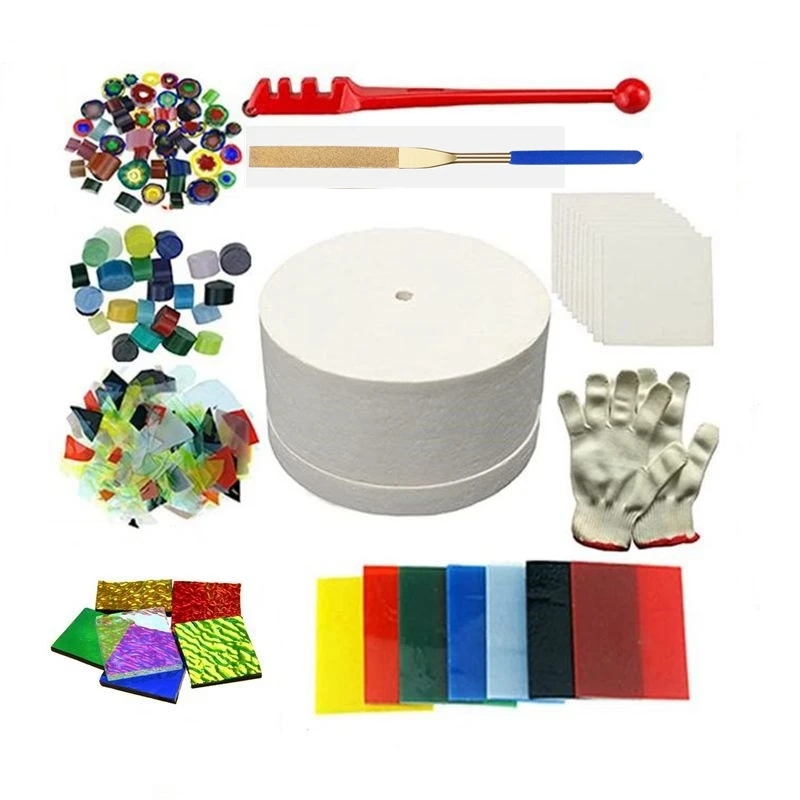 Professional Extra Large Microwave Kiln Kit for Glass Fusing Tools 10pcs Set