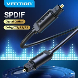 Vention 5m Digital Optical Audio Fiber Cable - 3m