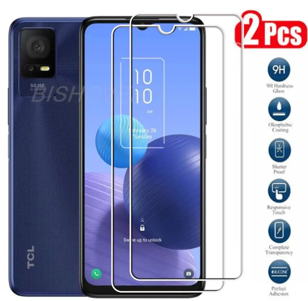 Vetro Temperato Per Tcl 408 40R 5G 405 6.6 "Pellicola Protettiva Per Schermo Su Tcl408 T507U1, T507U2, T507J T507U Vetro Del Telefono