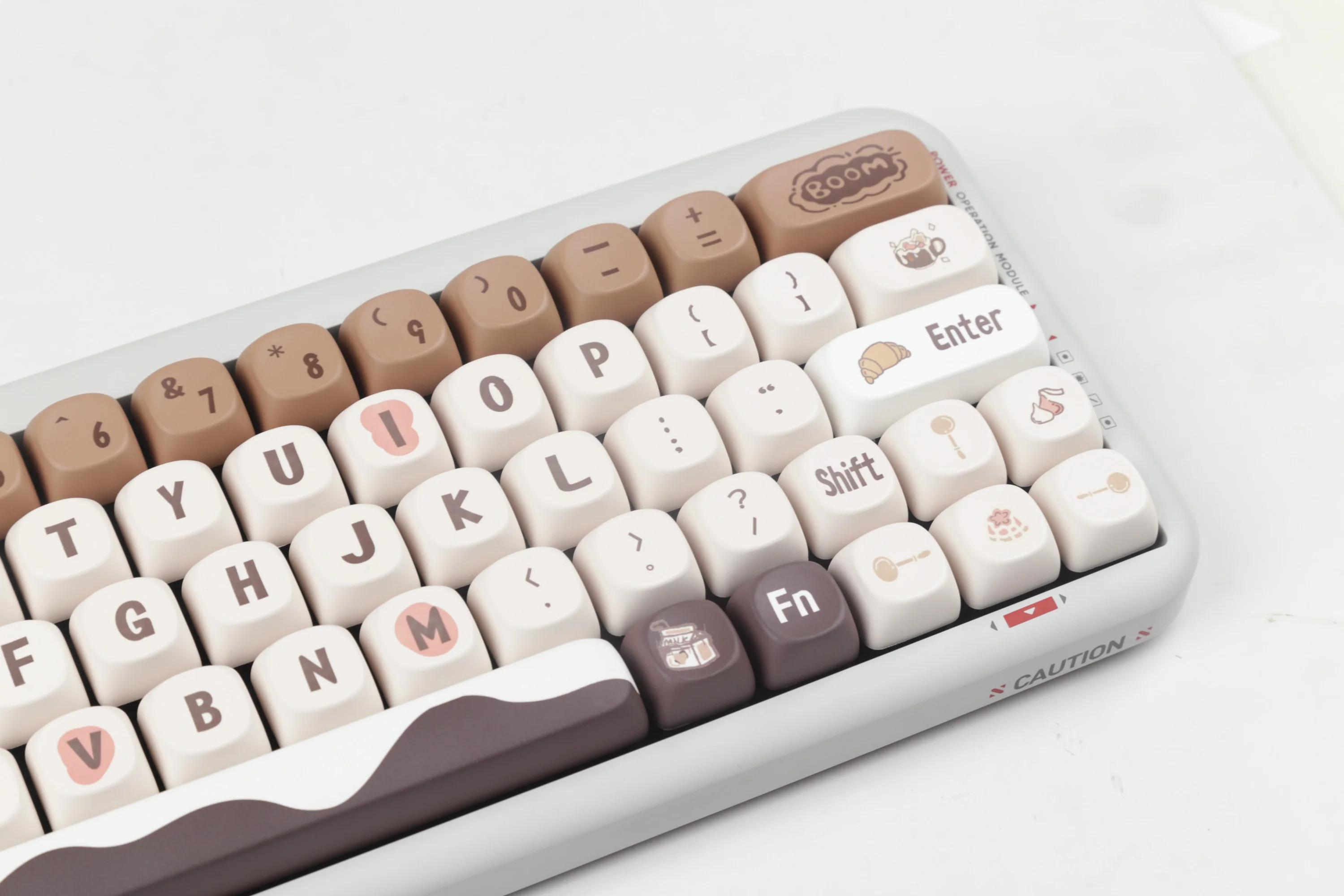 Keycap, MOA Perfil Chocolate para QK75, A75