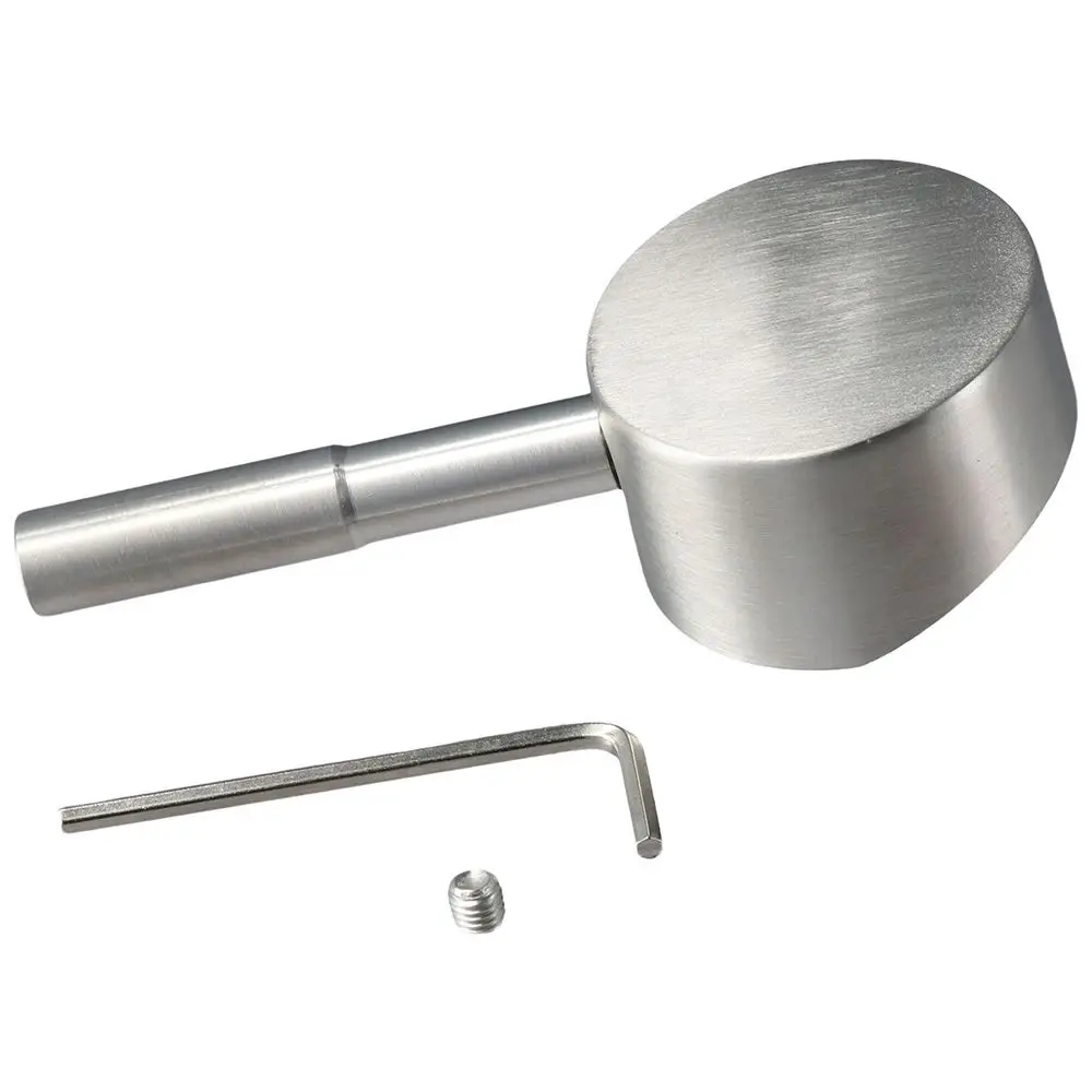 Stainless Steel Lever Handle Hot and Cold Color Button 42mm Water Tap Handle Shower Replacement Bathroom bathroom hardware set bathroom hardware accessories plumbing tool