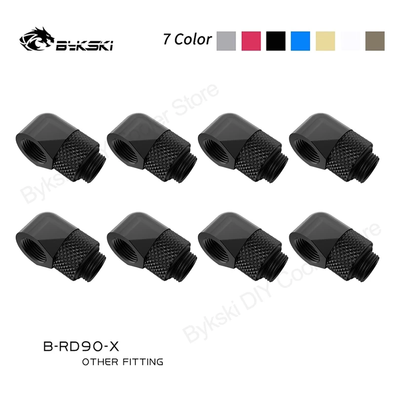 90 Degree Fitting Watercooling | Bykski Water Cooling Fittings 