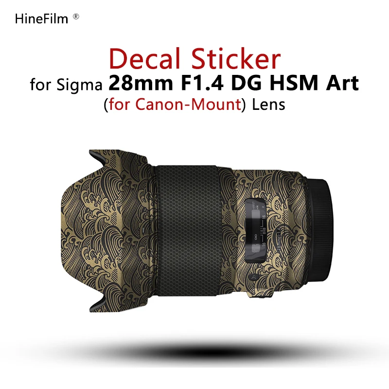 

Sigma Art 28 f1.4 EF Mount Lens Stickers 28-1.4 Wrap Cover Film Sigma 28mm F1.4 DG HSM Lens Decal Skin Anti-Scratch Protector