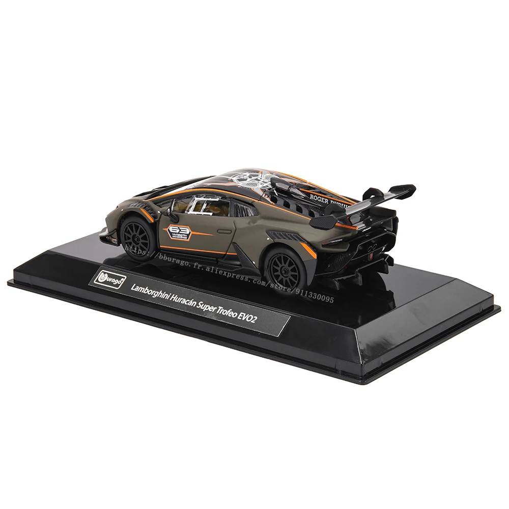 Bburago 1:43 Lamborghini Huracan Super Trofeo EV02 Legierung Luxus 