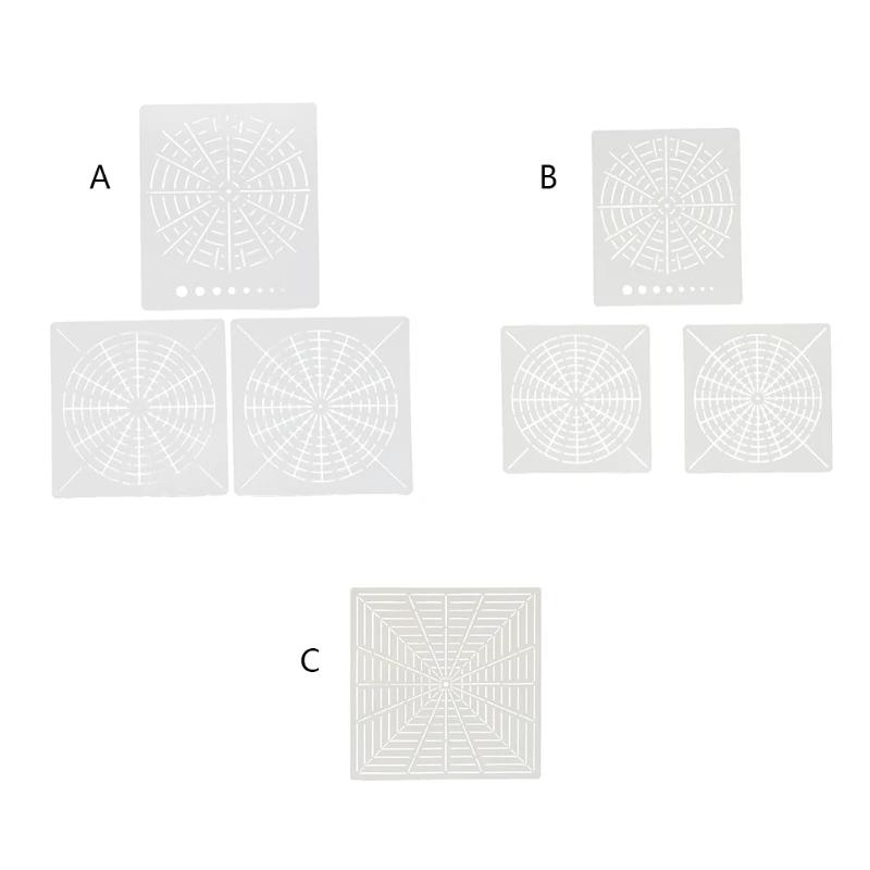

Mandala Template Dot Painting Tool Point Hollow Template Stone Painted Handicraft Creative Drawing Stencils Auxiliary DIY Tool