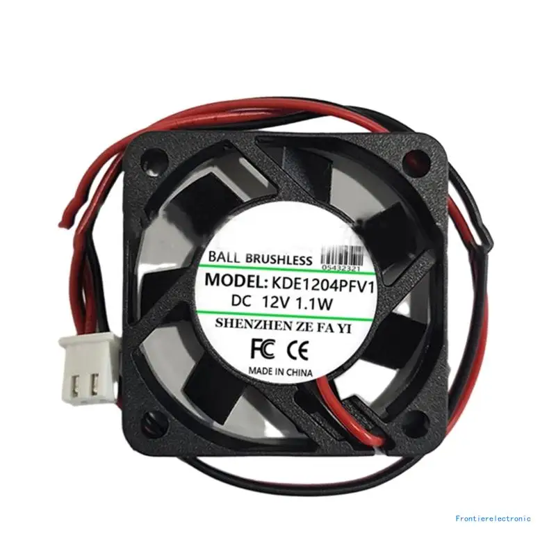 

Powerful KDE1204PFV1 12V 0.09A 4cm Frequency Converter Cooling Fan for Frequency Converter Cabinets 40x40x10mm DropShipping
