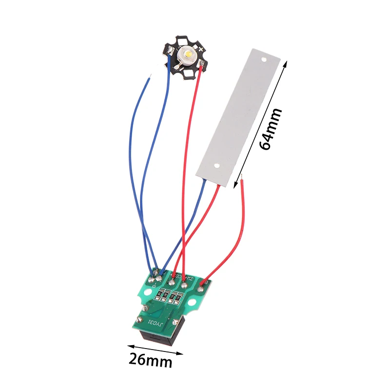 LED Light Board Double With Control Switch DC 3.7-5V Flashlight Night Lighting Desk Lamp DIY Accessory