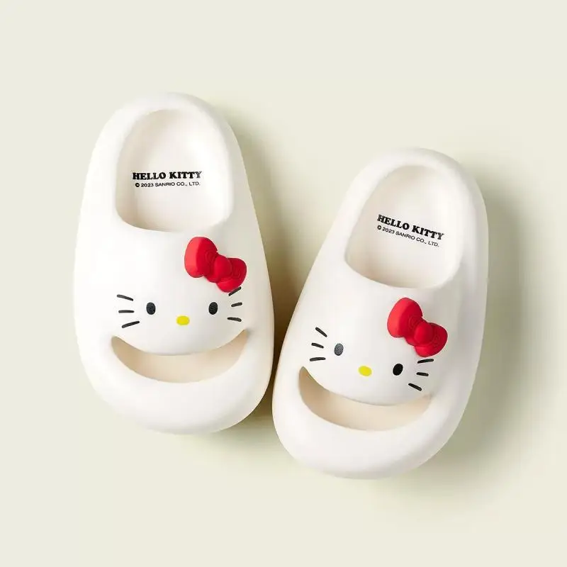 

Тапочки Hello Kitty Kawaii Kuromi My Melody Cinnamoroll, сандалии для ванной, аниме мультяшный Pompompurin, летняя домашняя обувь, подарок для девушки