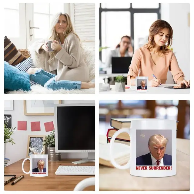 Trump Coffee Mug 400ml Coffee Mug Tea Cup Effortless Holding Microwavable Dishwasher Safe Ceramic Coffee Mug Cup 2