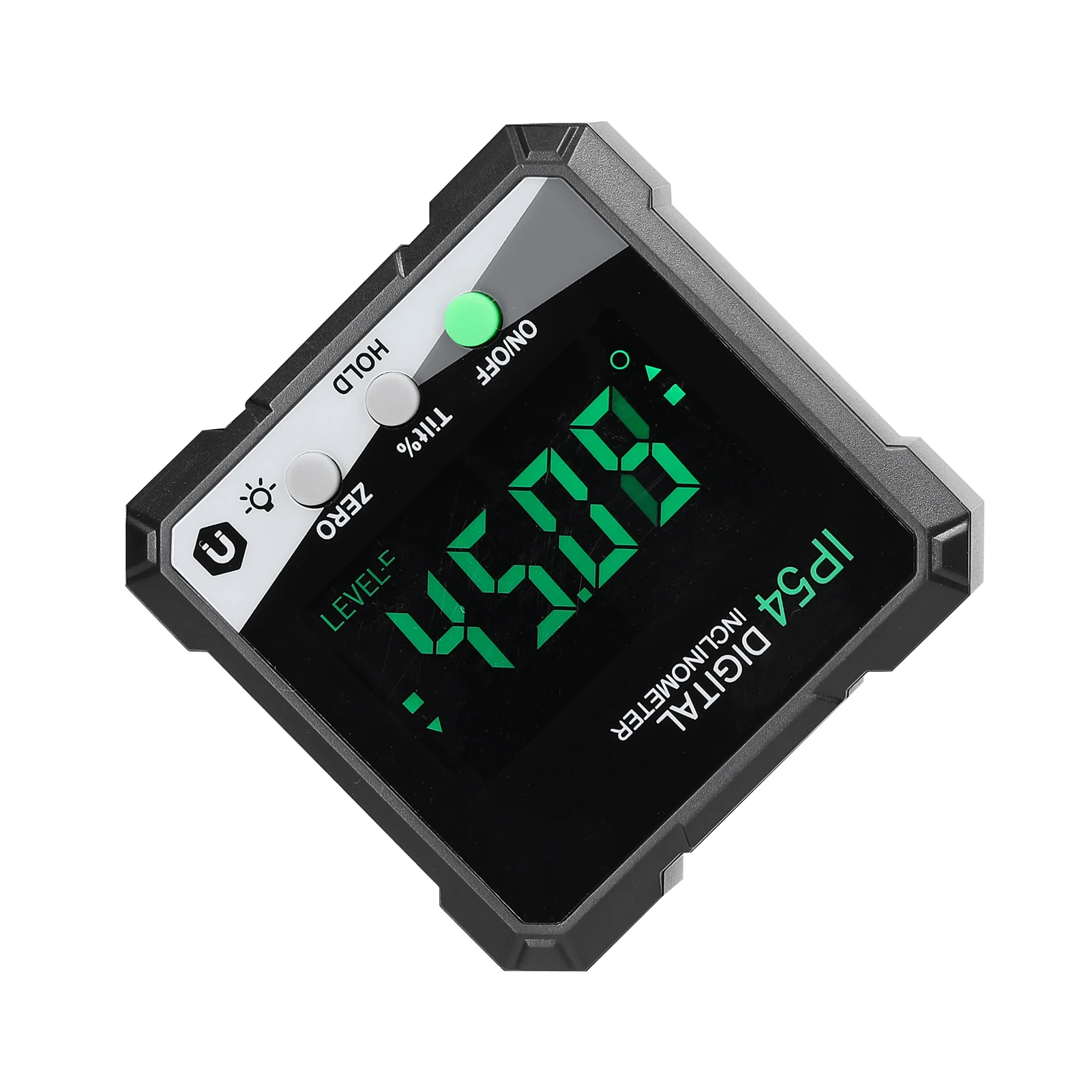 4*90&deg; Digital Inclinometer LCD Backlight Digital Protractor Slope Meter Angle Ruler Single-side Magnetic Protractor