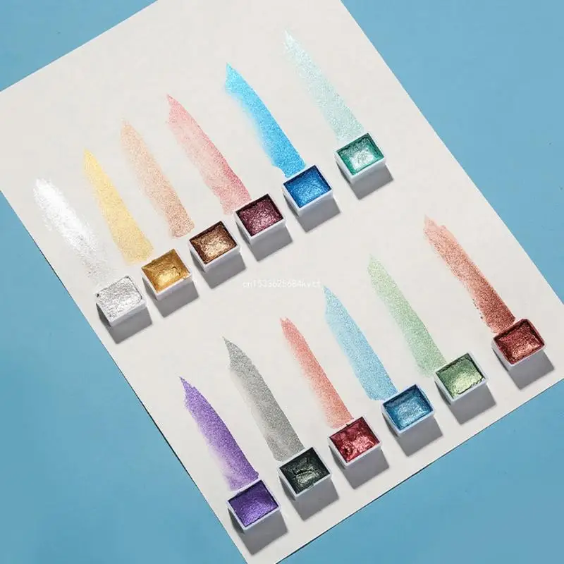 

36/48 цветов, однотонные акварельные краски, набор художественных пигментов, набор для рисования для художников, студентов,