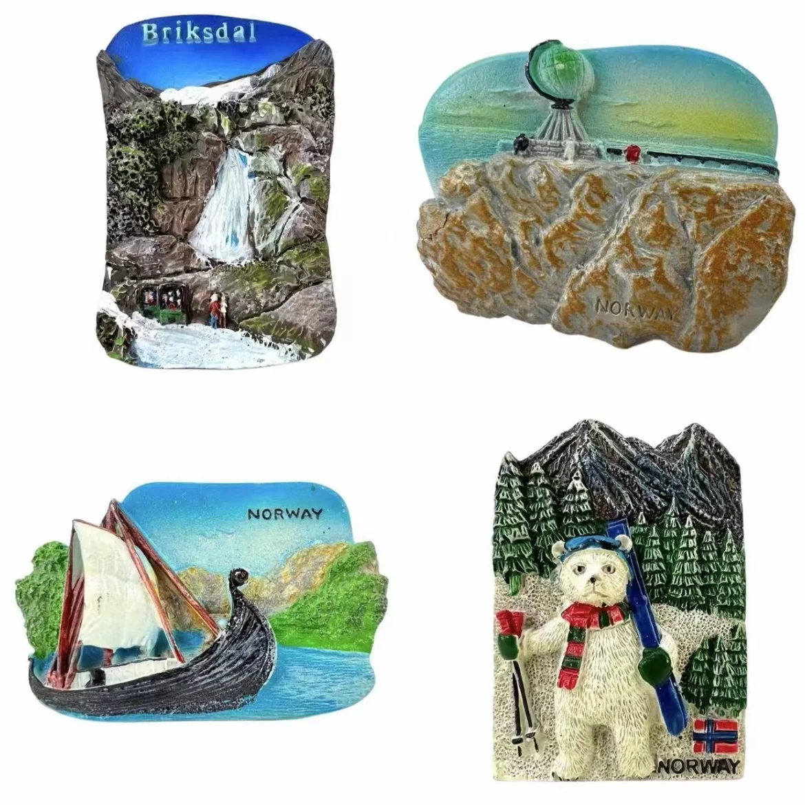 

Norway Fridge Magnets Travel Memorial Magnetic Refrigerator Stickers Gift Room Decoration Collectio