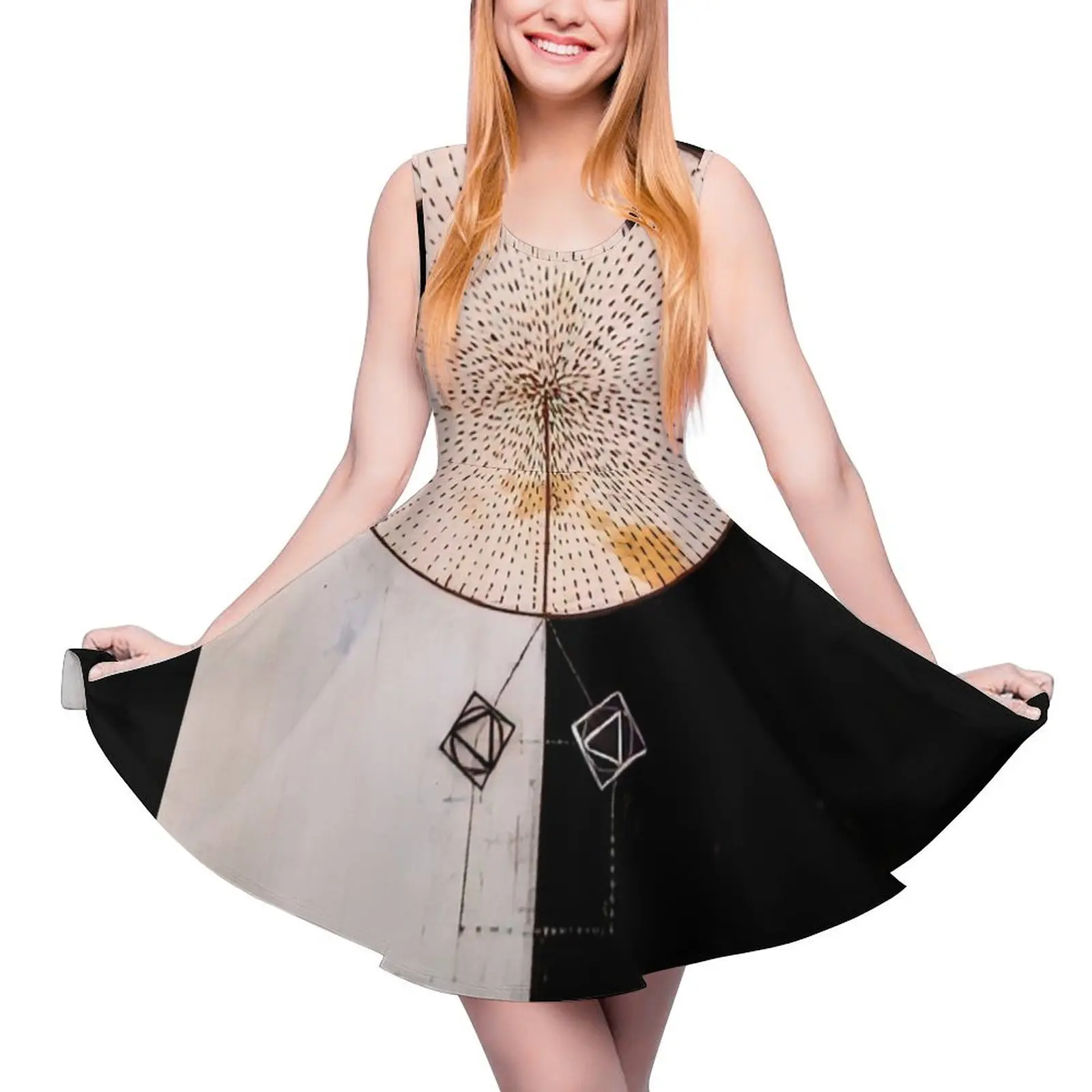 hilma af klint paintings Sleeveless Dress prom dress summer dress korean women Summer womens clothing Clothing female
