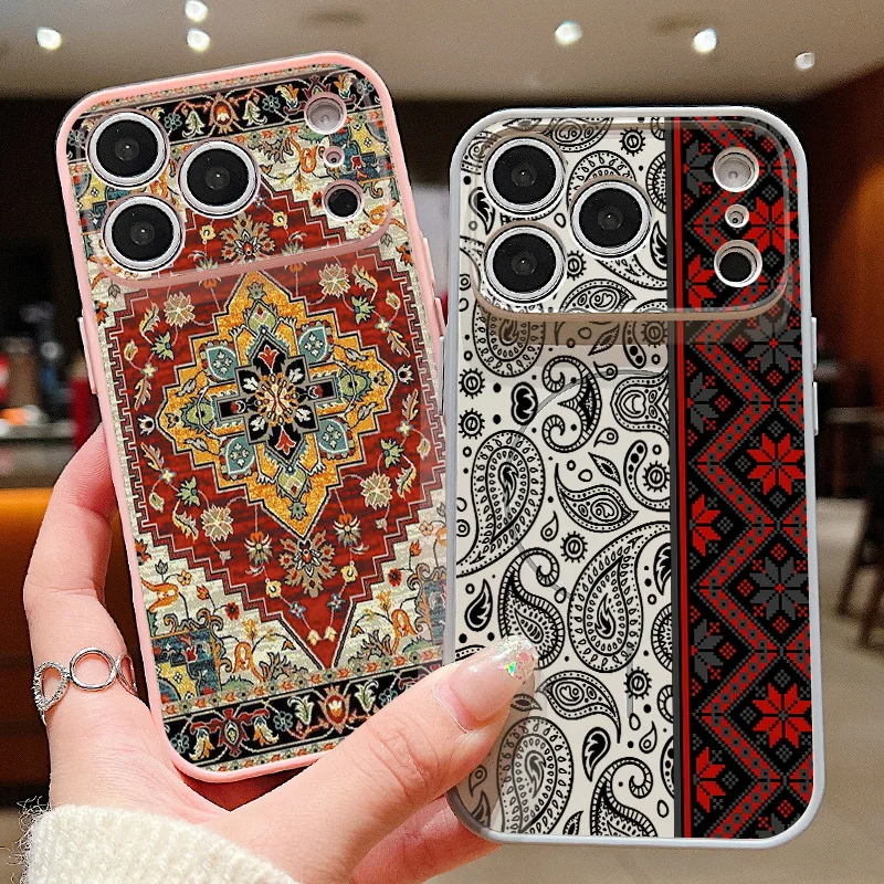 Vibrant Mandala Floral Magnetic Phone Case - Hybrid Matte Cover
