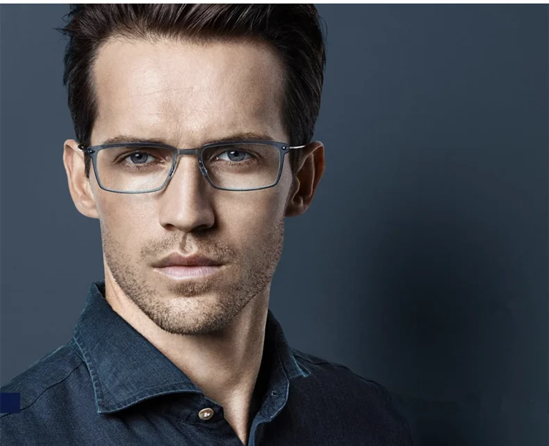 Dänemark Marke quadratische Titan Brille Rahmen Männer schrauben lose ultraleichte optische Brillen Frauen verschreibung pflicht ige Brillen 6528 Gafas – Detail 1