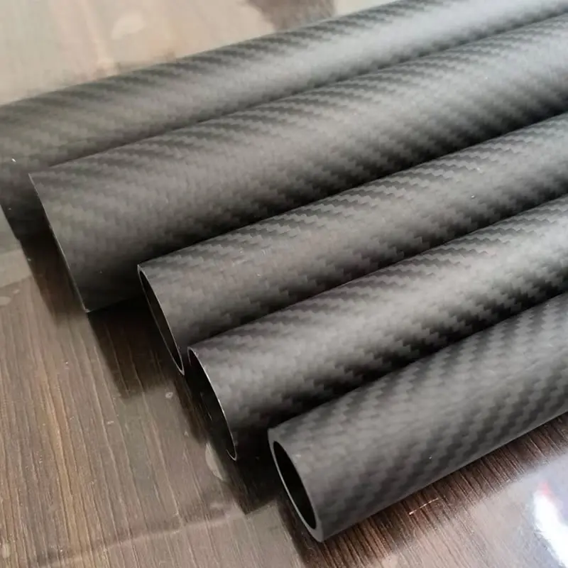 트윌 매트 3K 카본 파이버 파이프 35mm 외경 29 30 31 32 33 34mm 내경 중공 튜브 샤프트 (카메라 스탠드 및 로봇 팔용)