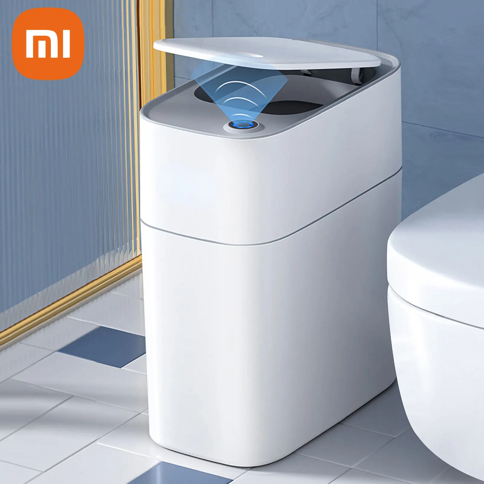 XiaomiMijia12LAutomaticBaggingSensorTrashCanHomeToiletKitchen