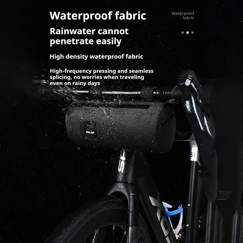 Enhanced Bike Bag - Portable, Multi-purpose, Large Capacity Handlebar and Shoulder Bag