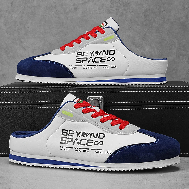 2025 New Summer Slippers for Men Breathable Versatile Trendy Half Slippers Sports and Leisure Men's Agan Board Shoes