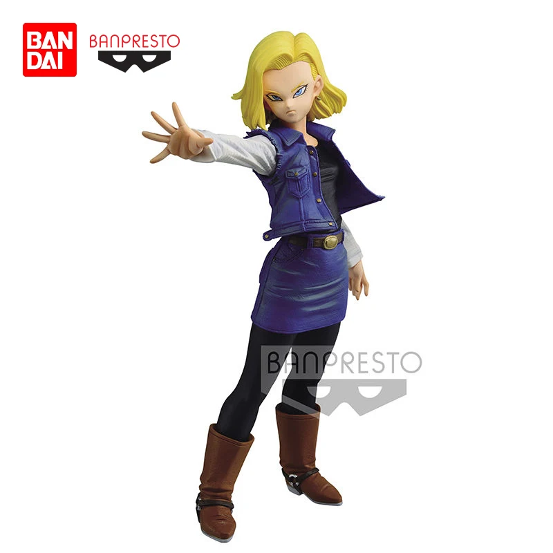 

Фигурка бандай оригинальная, бандай, драконий жемчуг Z, Android 18, подходит к MAKERSAnime, Коллекционная модель, детская игрушка, Рождественский подарок на день рождения
