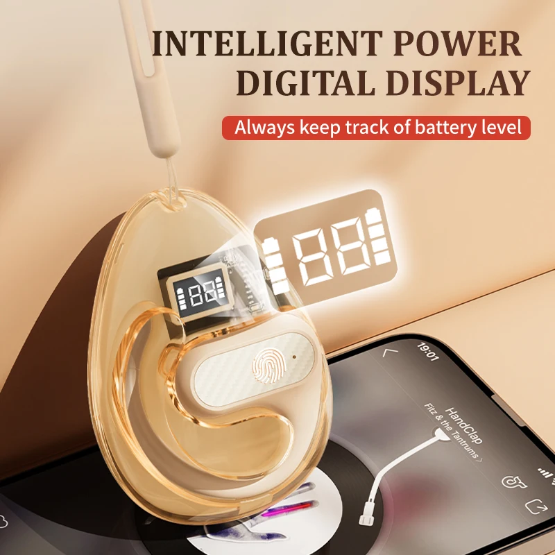 Z68Pro Ear Hanging headset Non In Ear Binaural Stereo V5.4 headphones Long Range Standby Universal Wireless Bluetooth Earphones 4