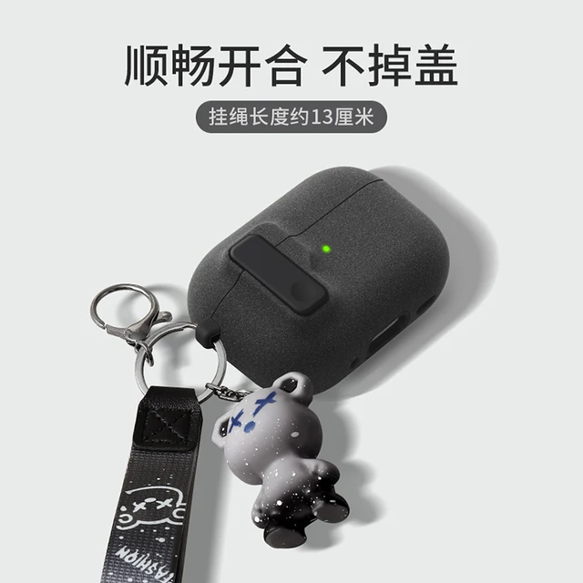 Protective Case For Airpods 4 Cover Luxury Earphone Cover Case For Apple Airpodspro2 3Air Pods Pro Shockproof Sleve With Hook ﻿ 5