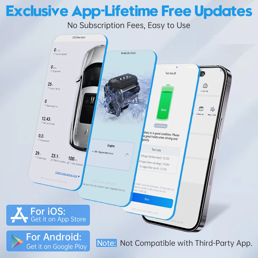 Obd2 Scanner XTOOL Advancer AD20Pro Bluetooth OBD2 Diagnostic Tool Full System Oil Reset OBD 2 Scanner Fault Code Reader Lifetime Free Update